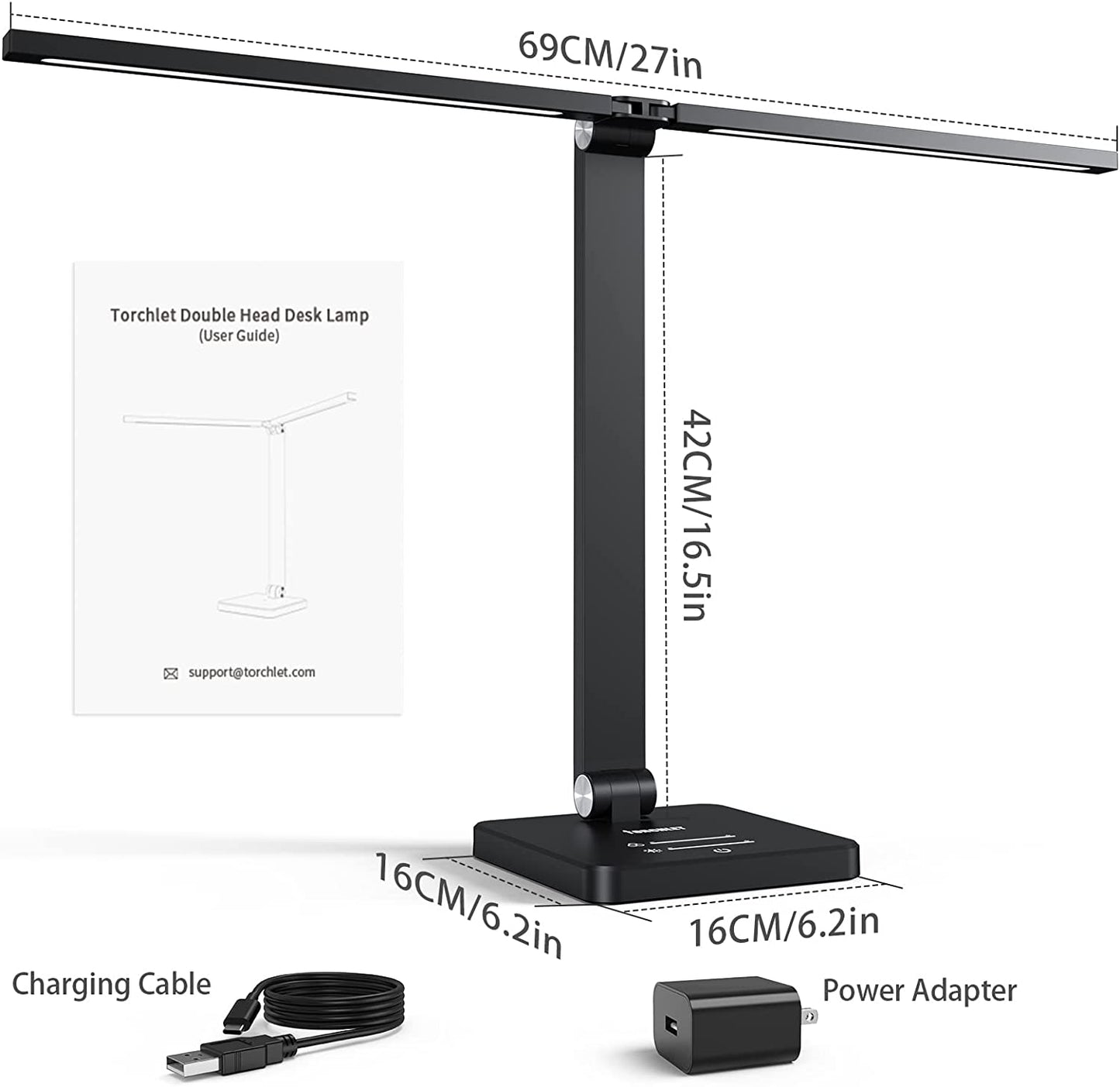 Double Headed LED Desk Torch Light