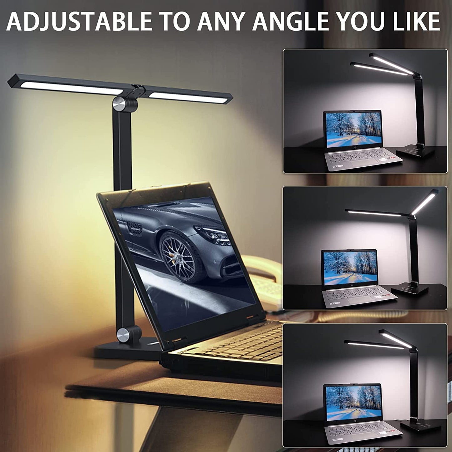 Double Headed LED Desk Torch Light
