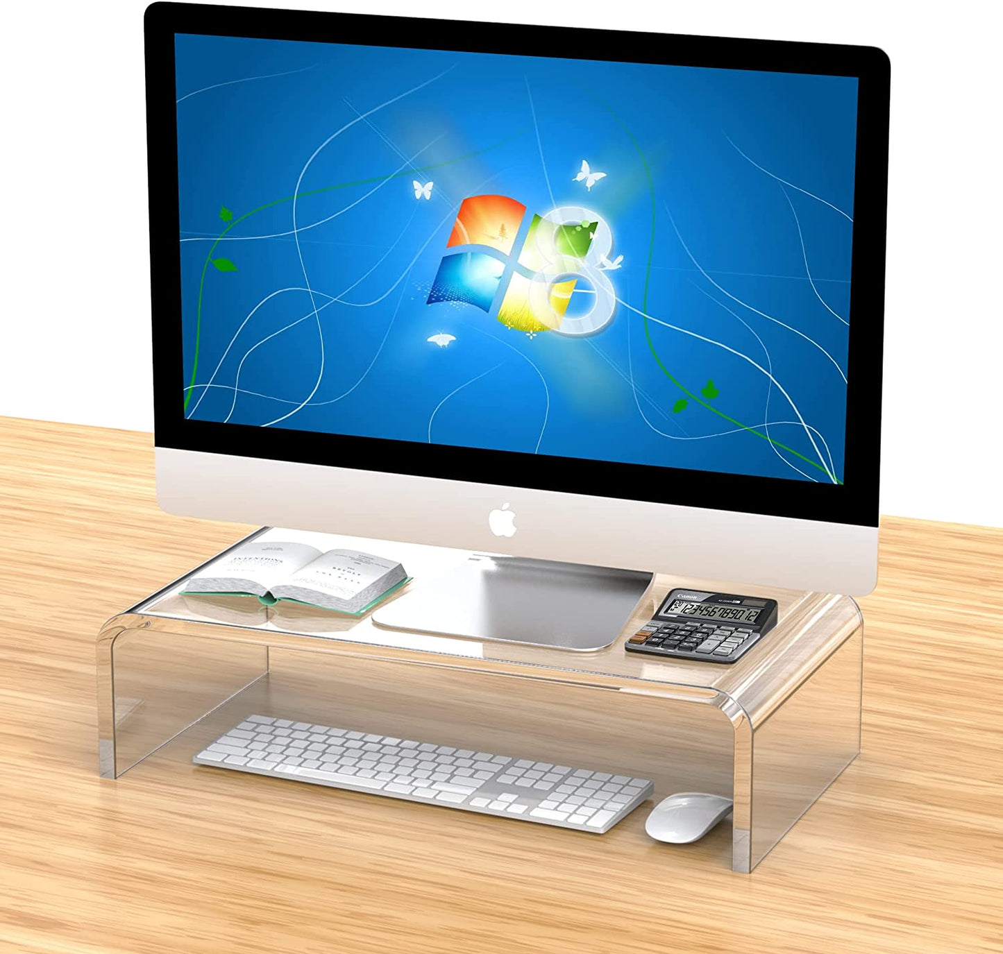 Acrylic Monitor Computer Stand Riser