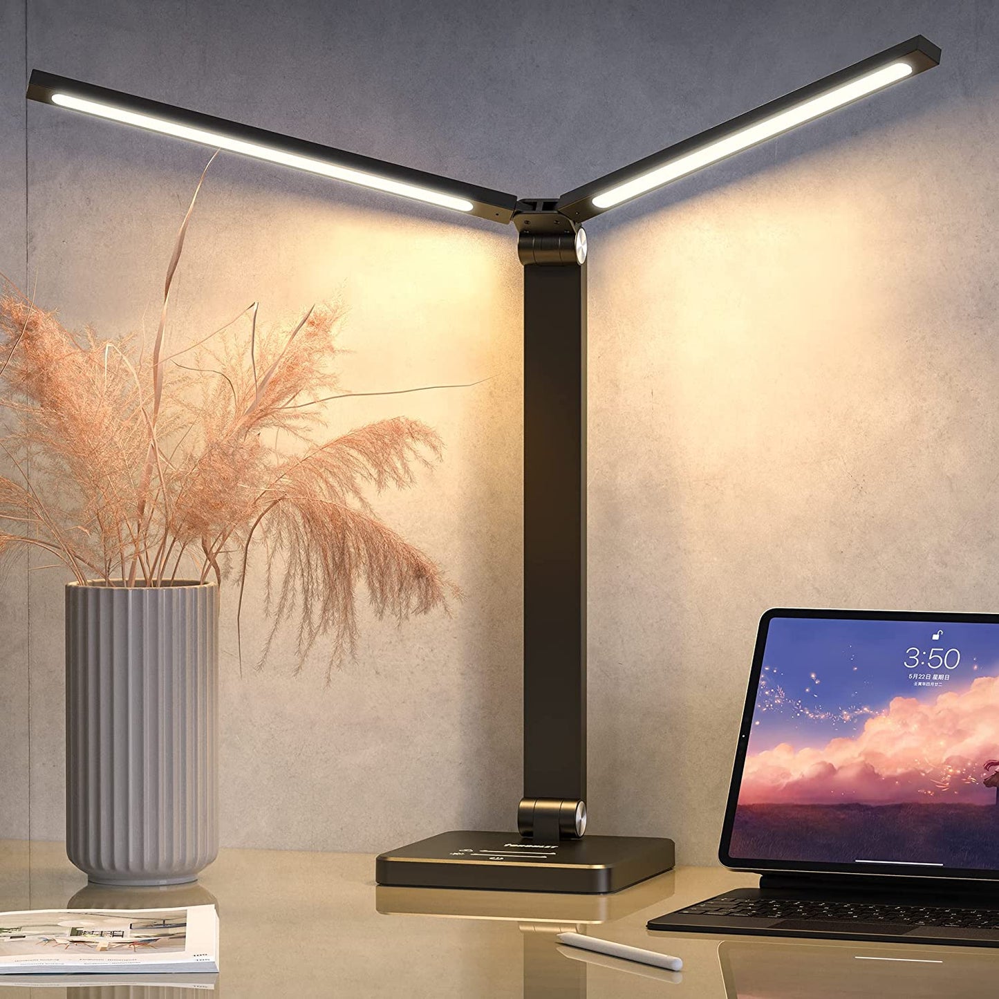 Double Headed LED Desk Torch Light