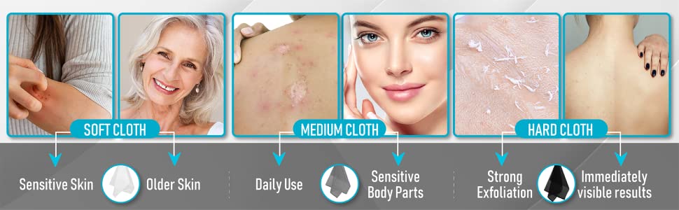 Exfoliating Washcloth For Men & Women