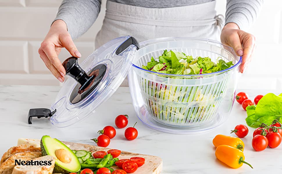 Large Salad Spinner 5.28 Q.t
