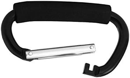 Grocery Bag Holder Snap Hook Set w/ Soft Foam Grip - 2 Pack