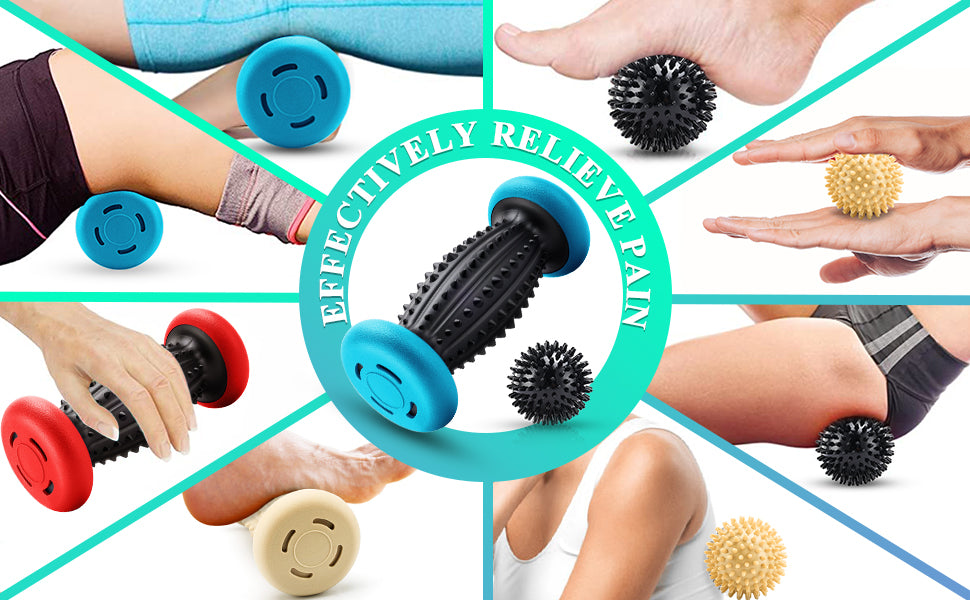 Foot Roller Massage Ball for Plantar Fasciitis Relief Foot Arch Pain Myofascial Pain & Body Muscle Pain