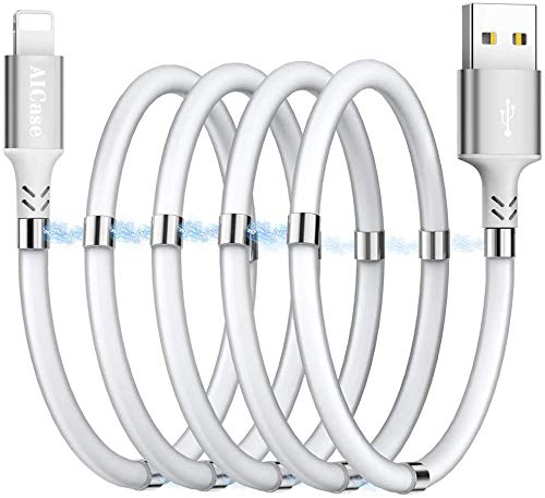 Magnetic Charging Cable 6.6FT Nano Data Cable for Phone 11/XS/XS Max/XR/X/8/8 Plus/7/7 Plus/6s/6s Plus/6/6 Plus/SE/5s/5c/5/Pad/Pod