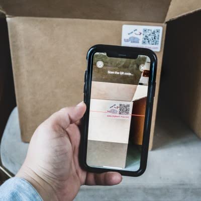 Elephant Trax Smart Storage QR Labels for Organizing Moving Storage & Inventory Tracking (40 Ultra Durable Unique Labels, 3x2)