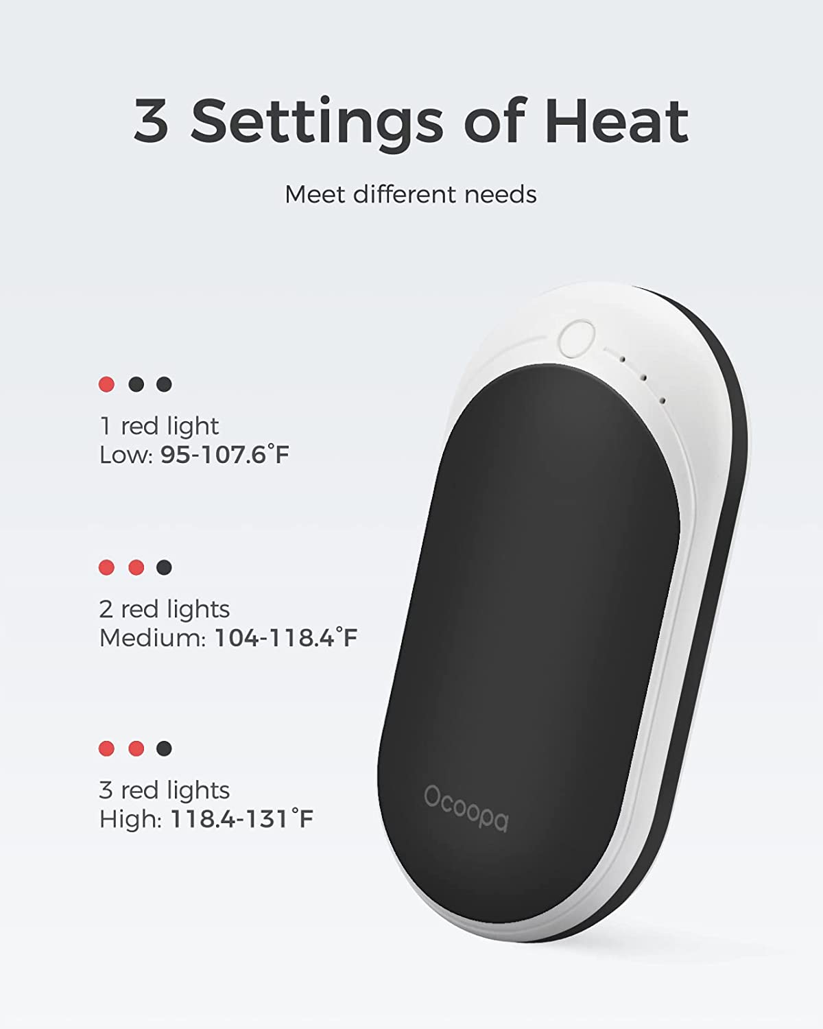 Hand Warmers 5200MAH Rechargeable Electric Pocket Heater