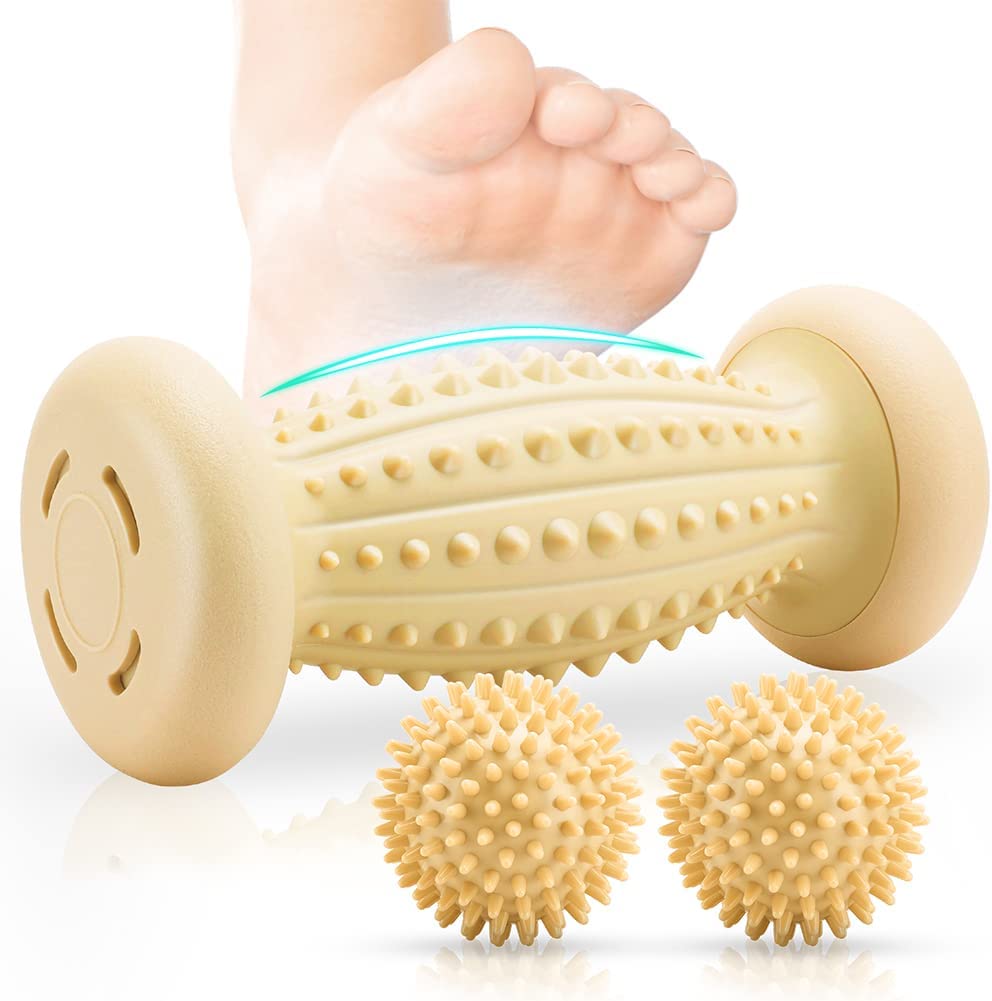 Foot Roller Massage Ball for Plantar Fasciitis Relief Foot Arch Pain Myofascial Pain & Body Muscle Pain