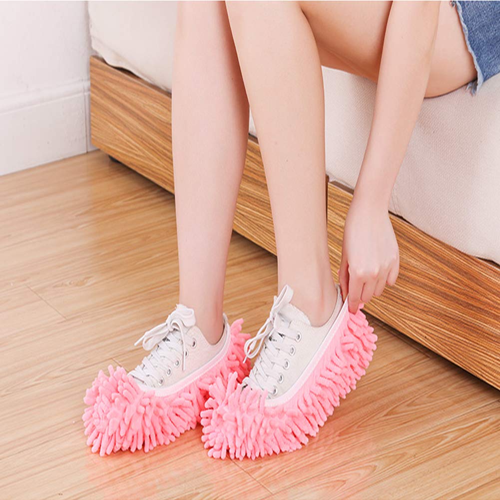 Mop Slippers Shoes 5 Pairs Foot Socks (10 Pieces)