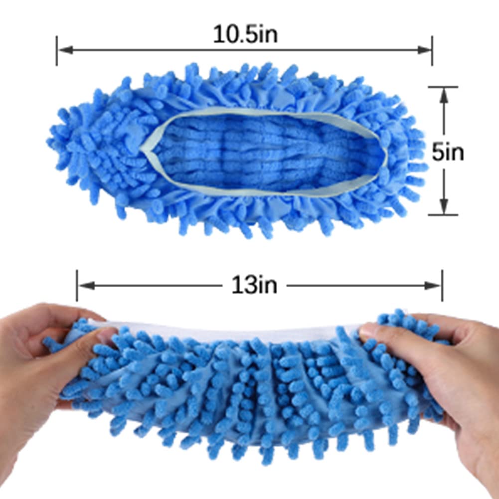 Mop Slippers Shoes 5 Pairs Foot Socks (10 Pieces)