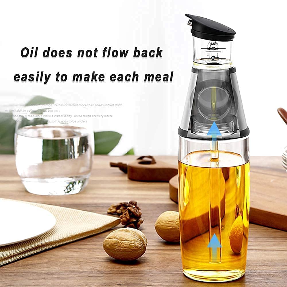 Glass Oil and Vinegar Dispenser w/ Scale 8.5oz