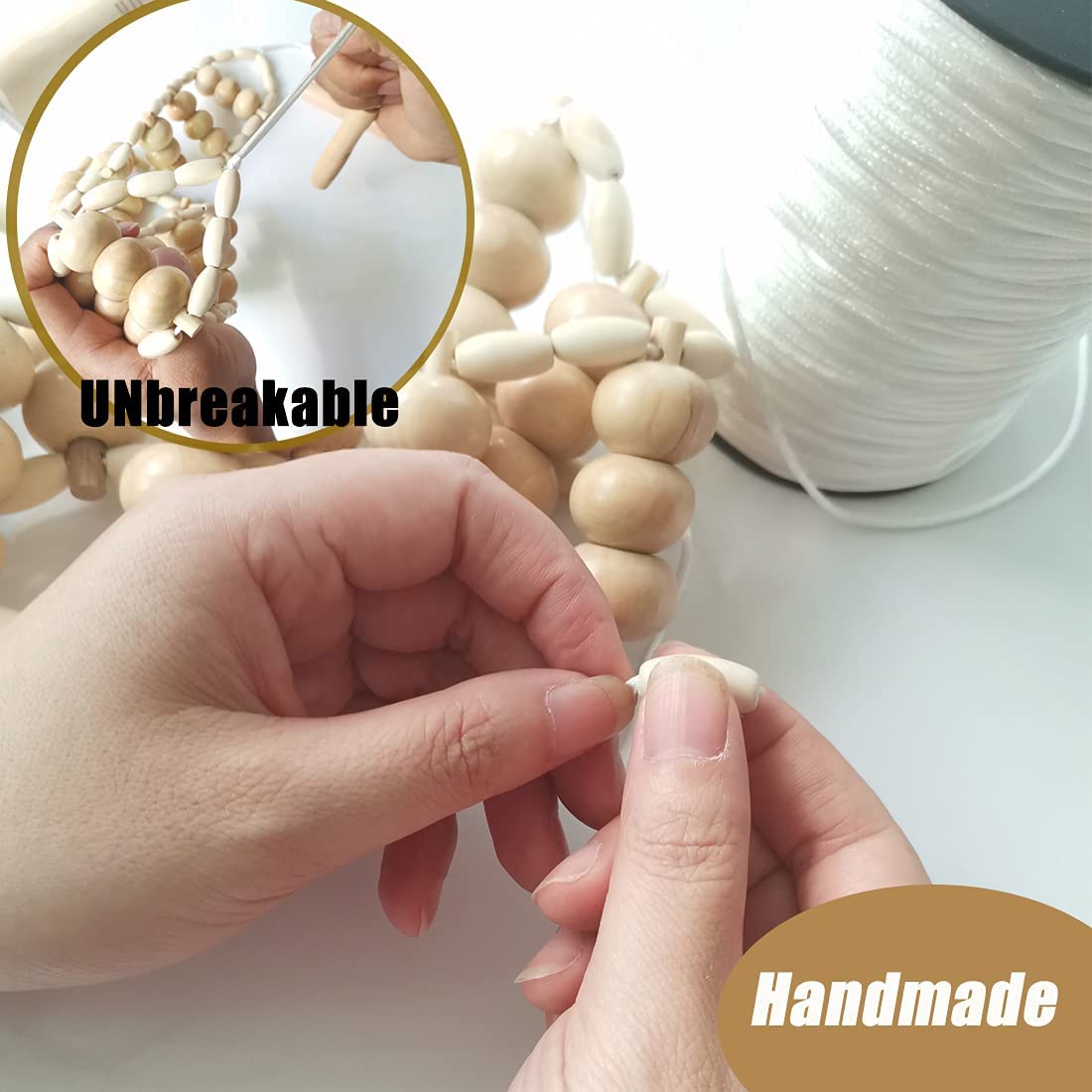 Roller Rope Back Massager Wood Therapy Cellulite Tools