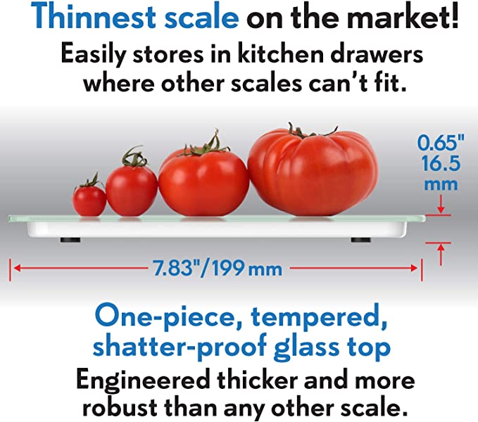 Nutritional Calculator Digital Kitchen Scale Meal Prep Diet