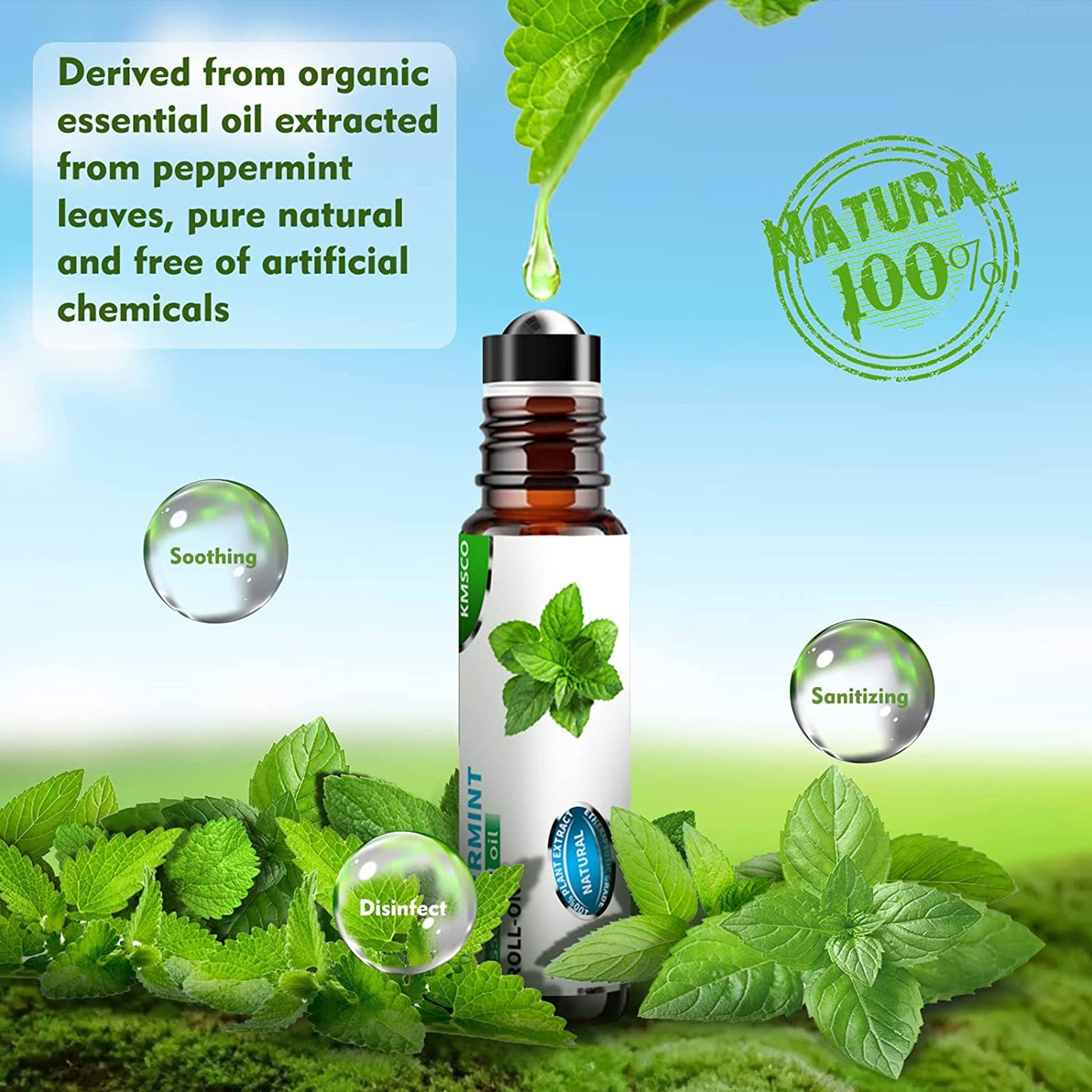 Peppermint Essential Oils Aromatheraphy Stress Relief