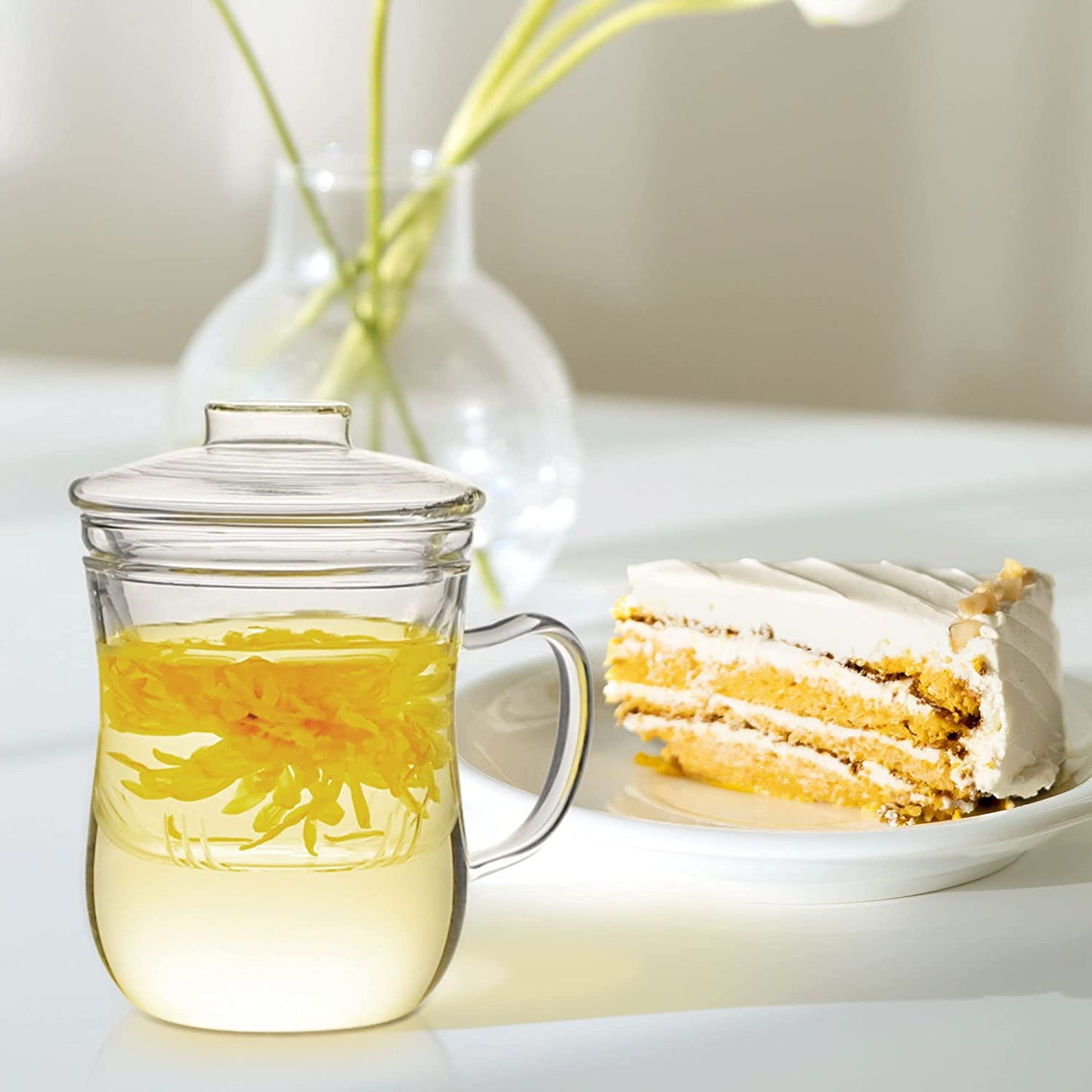 Tea Cup w/ Infuser &Lid 300ml