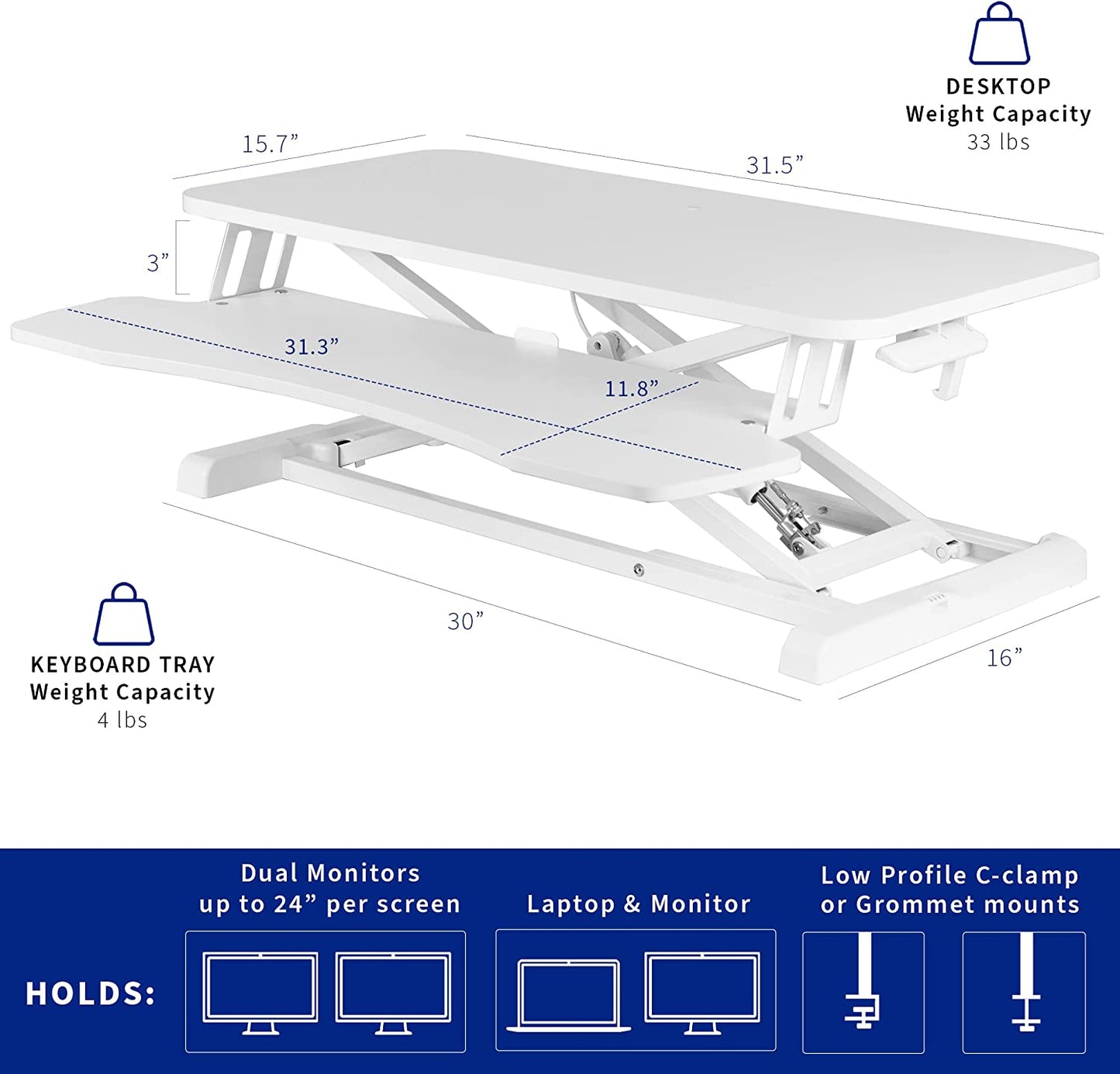 Adjustable - Converting Standing Desk