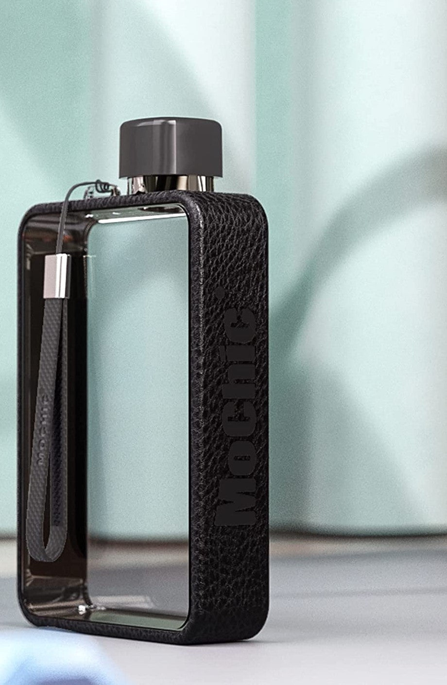 Water Bottle Travel Flask Portable Flat Travel Mug BPA Free 13oz