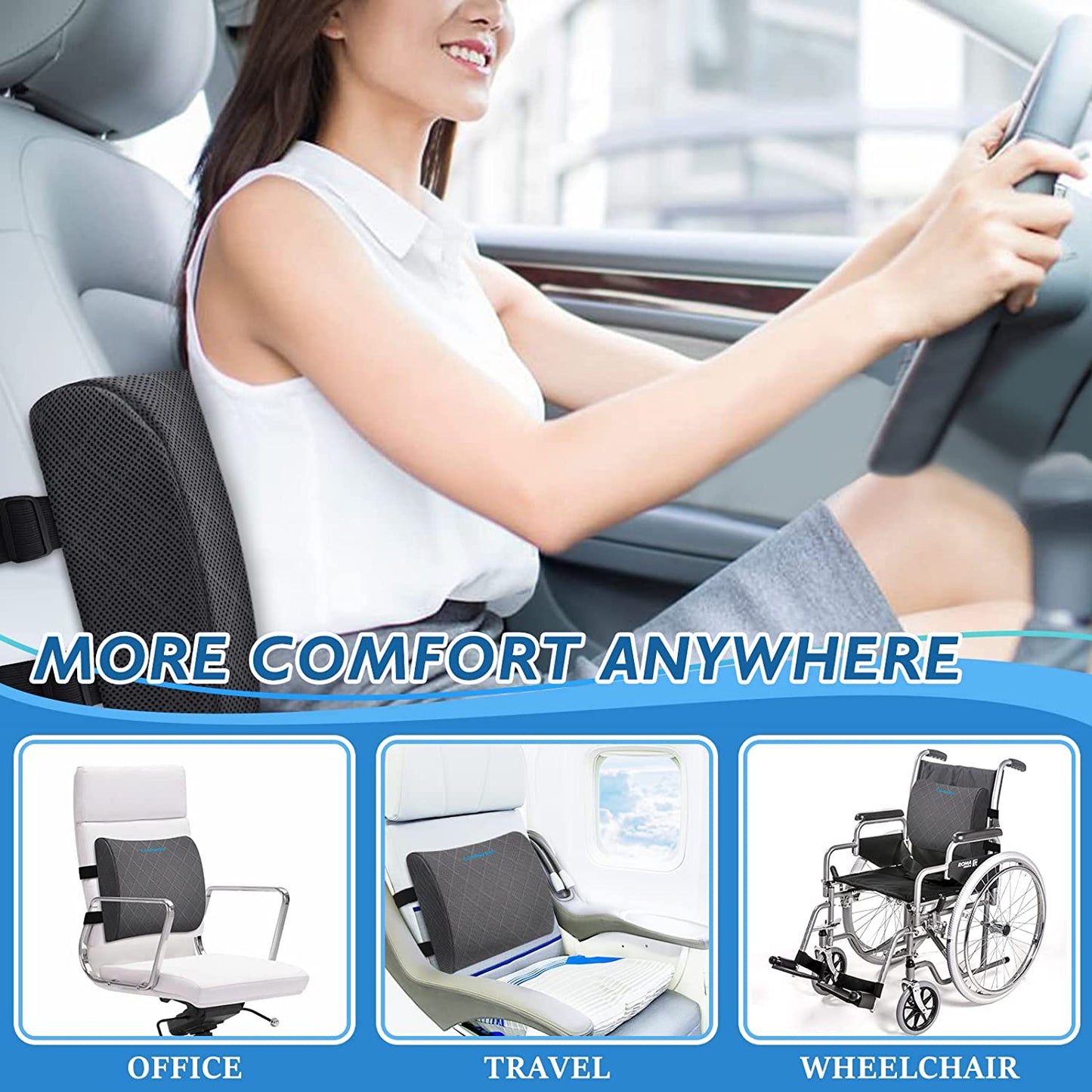 Lumbar Support Pillow for Back Support