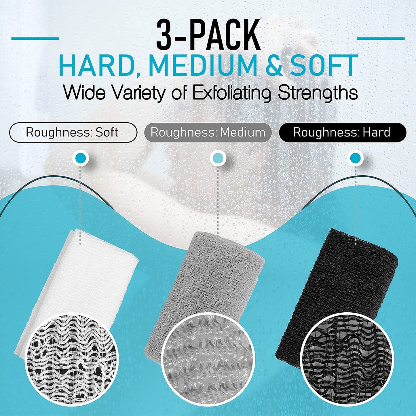 Exfoliating Washcloth For Men & Women