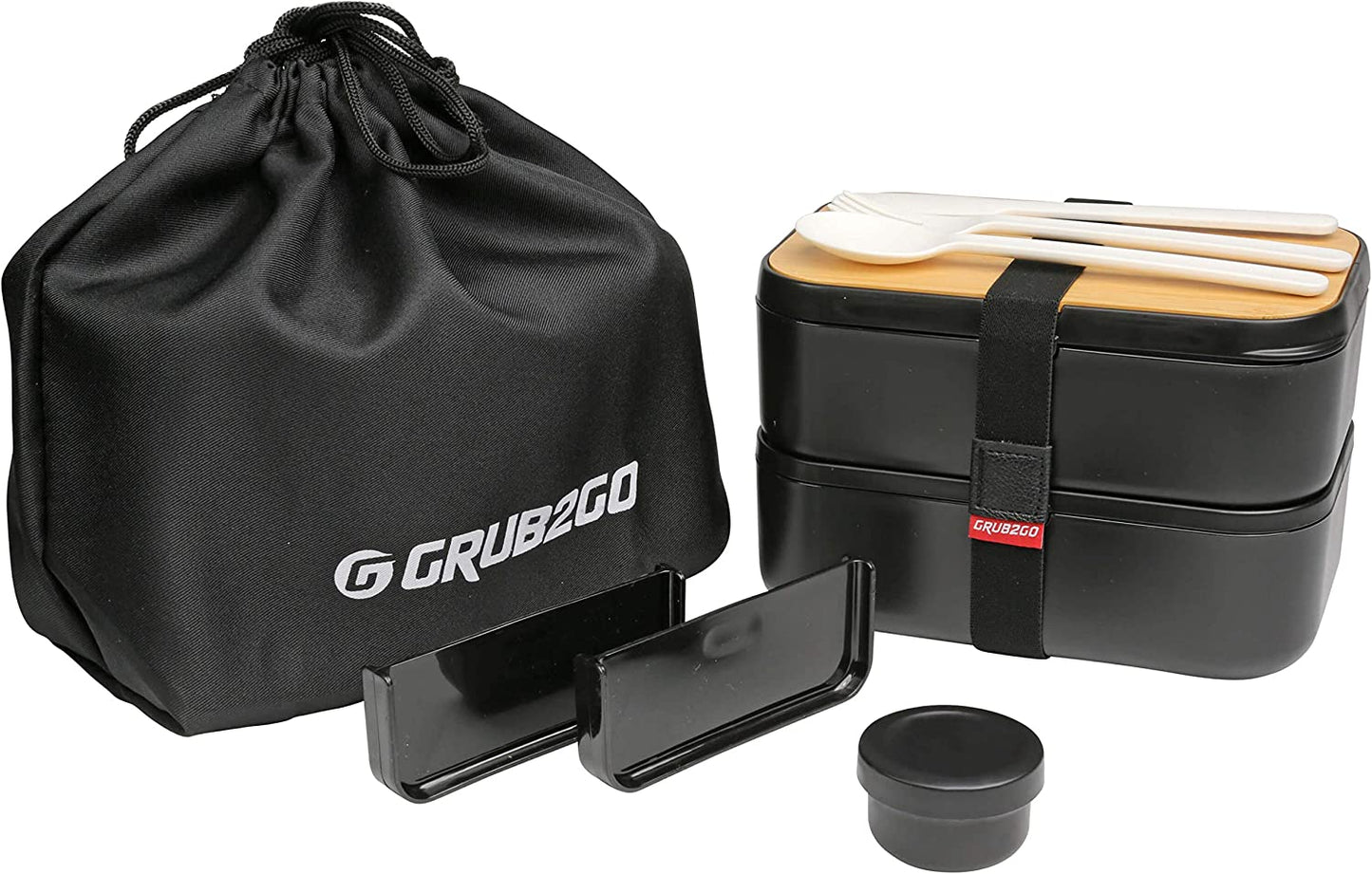 Premium Bento Lunch Bamboo Box 68oz Capacity