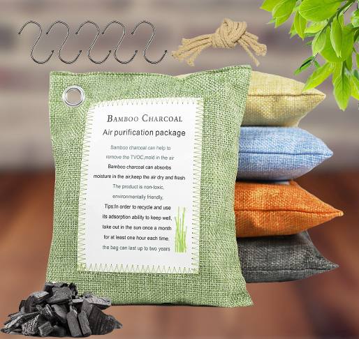 Bamboo Charcoal Bags Air Purifying Odor Eliminator