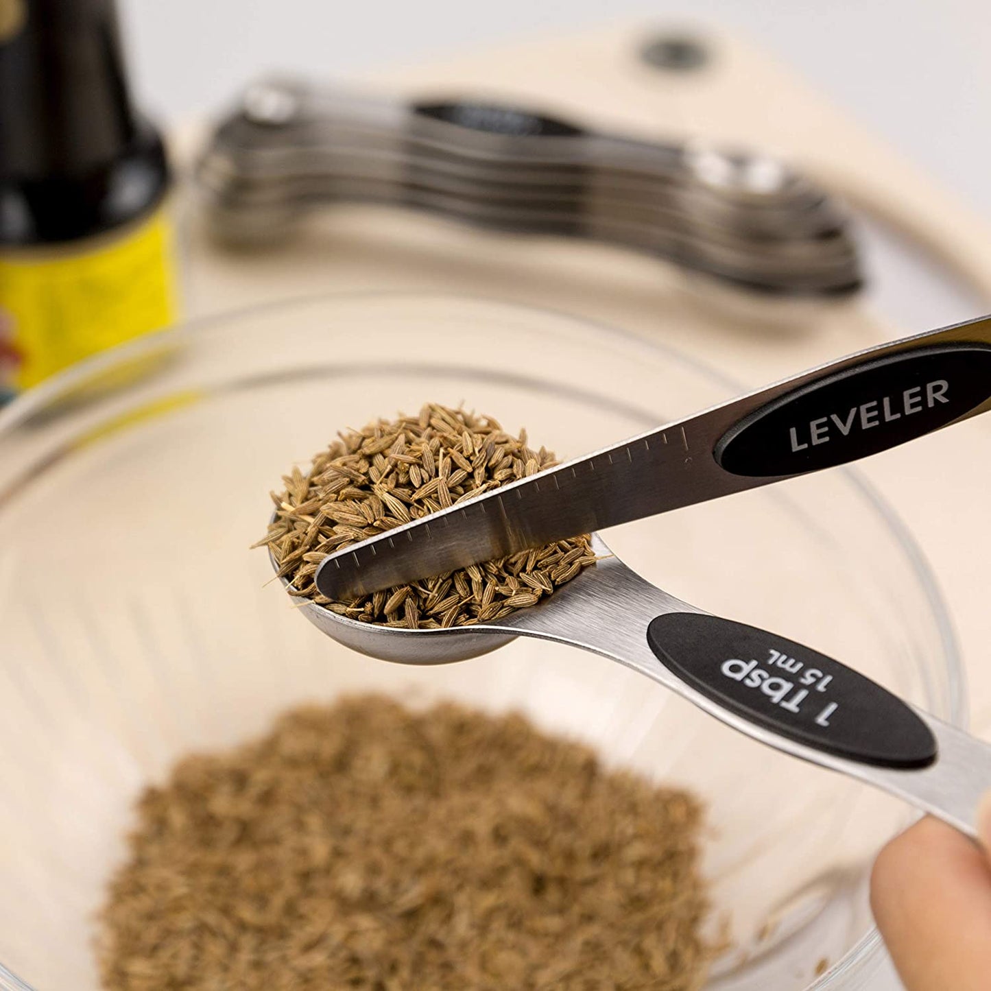 Measuring Cups & Magnetic Spoons Set - 13 PCS
