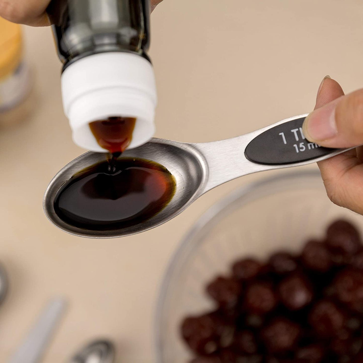 Measuring Cups & Magnetic Spoons Set - 13 PCS