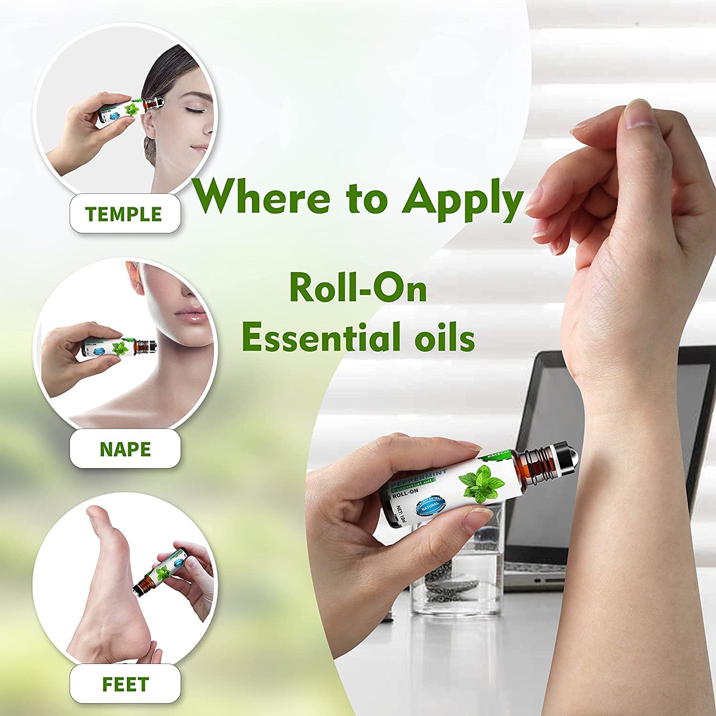 Peppermint Essential Oils Aromatheraphy Stress Relief