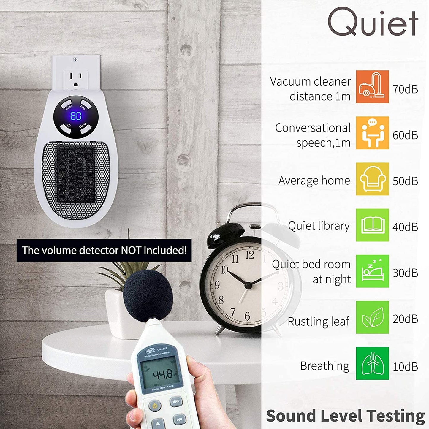 Programmable Space Electric Heater w/ LED Display