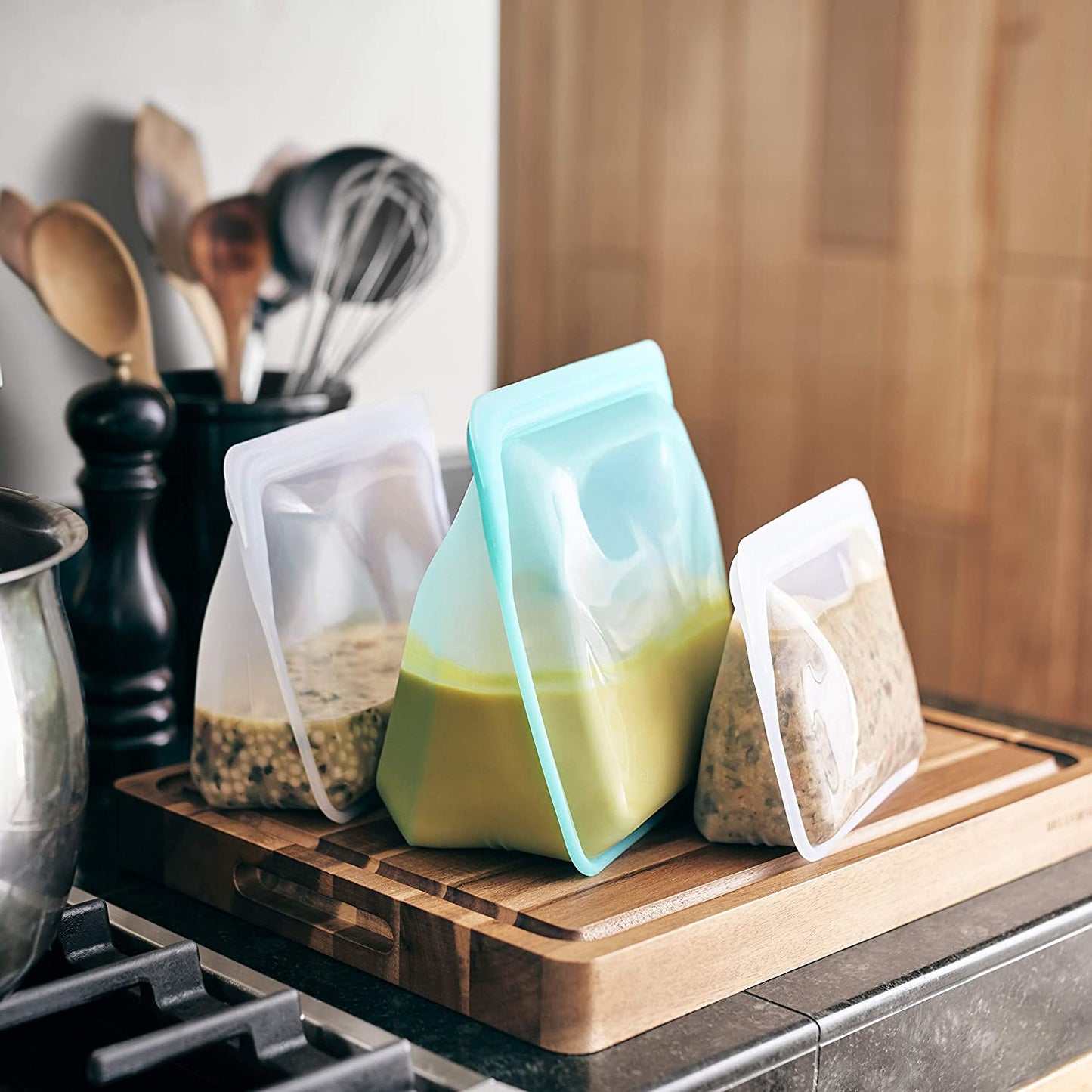 Silicone Food Grade Reusable Storage Bag