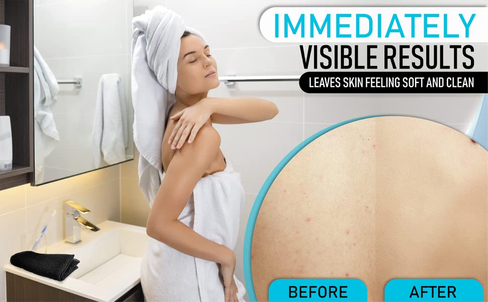 Exfoliating Washcloth For Men & Women