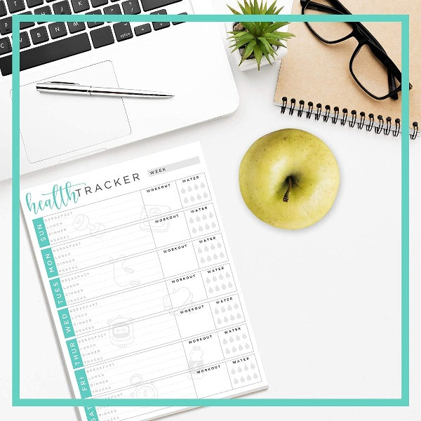 Weekly Health & Wellness Tracker Journal Exercise Planner