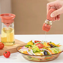 2-in-1 Olive Oil Glass Dispenser w/ Silicone Brush