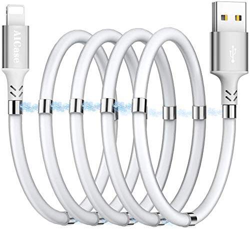 Magnetic Charging Cable 6.6FT  Nano Data Cable for Phone 11/XS/XS Max/XR/X/8/8 Plus/7/7 Plus/6s/6s Plus/6/6 Plus/SE/5s/5c/5/Pad/Pod