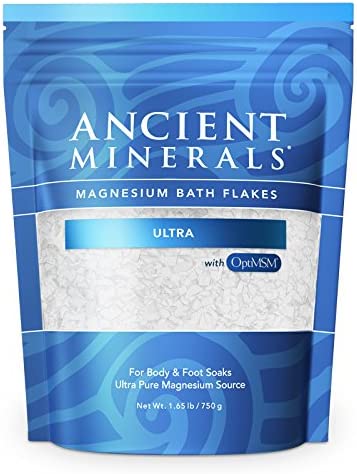 Resealable Magnesium Bath Flakes Supplement Bag of Zechstein Chloride w/ Proven Better Absorption Than Epsom Bath Salt (1.65 lb)