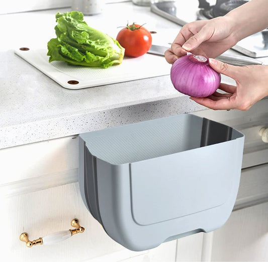 Mini Trash Can for Kitchen Cabinet Door Wall Mounted