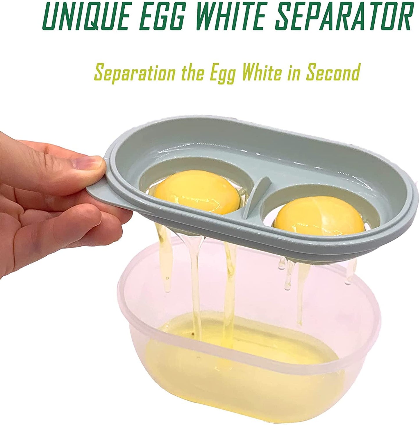 Egg White Separator with Egg Beater