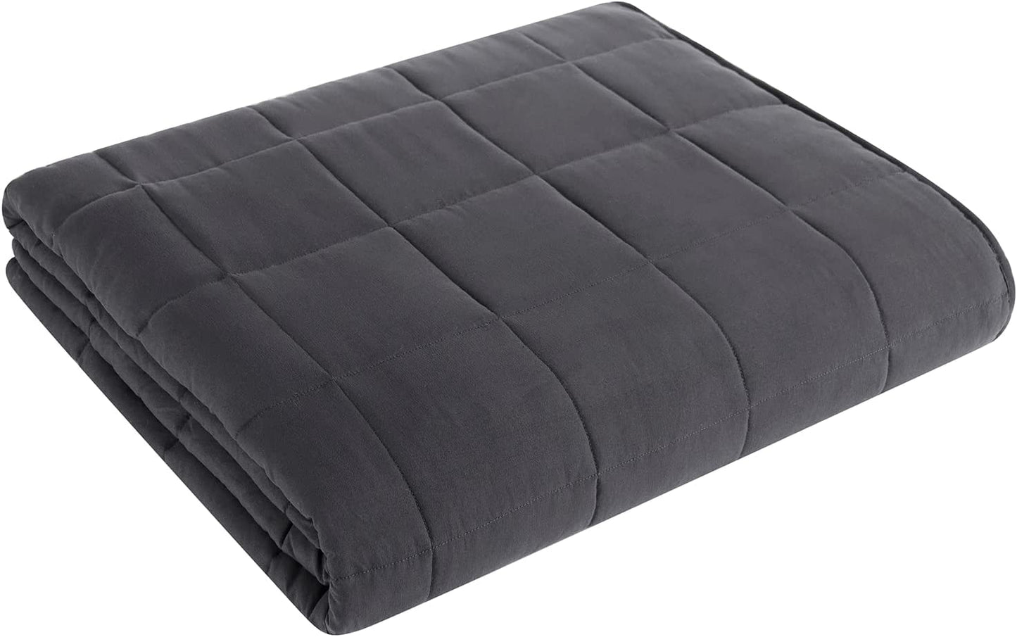 Weighted Blanket 25lbs w/ Glass Beads Big Blanket for Adult All-Season 88x104