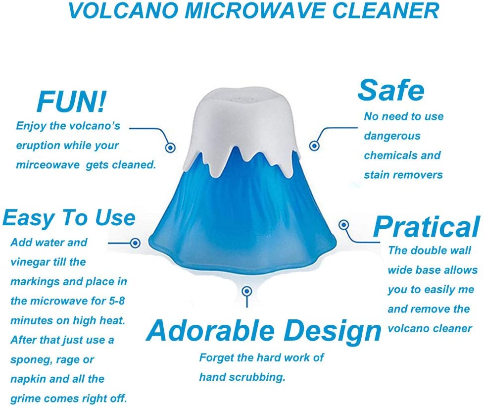 Microwave Oven Steam Cleaner