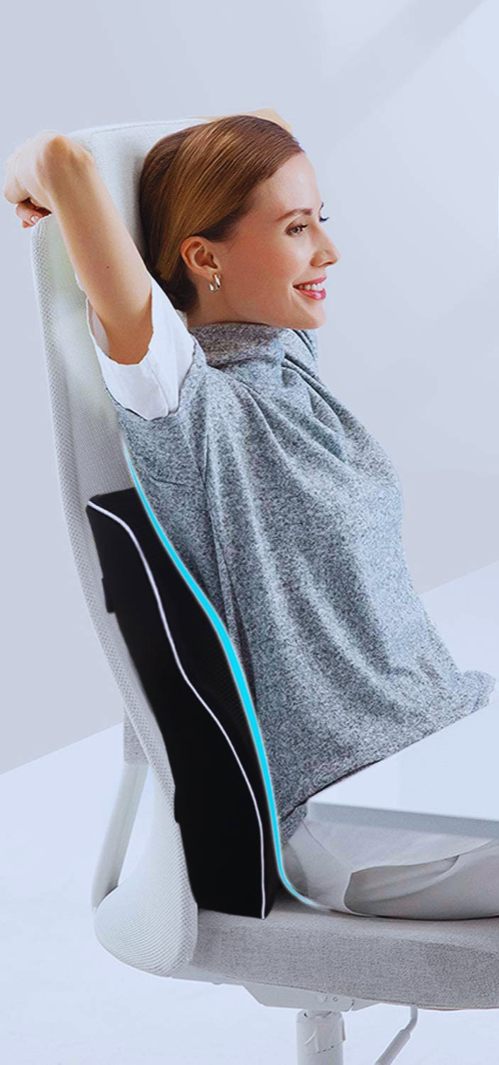 Gel Lumbar Support 3D Cooling Gel Pillow Back Pain Relief