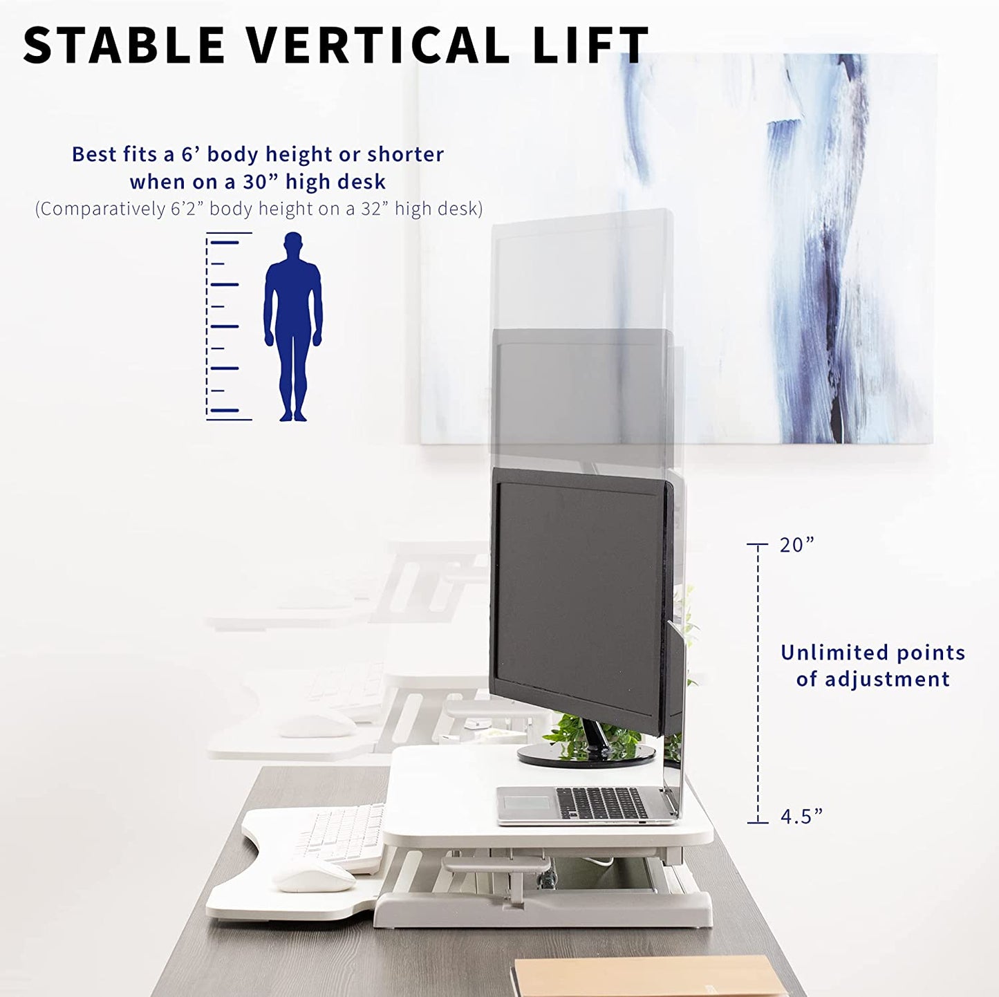 Adjustable - Converting Standing Desk