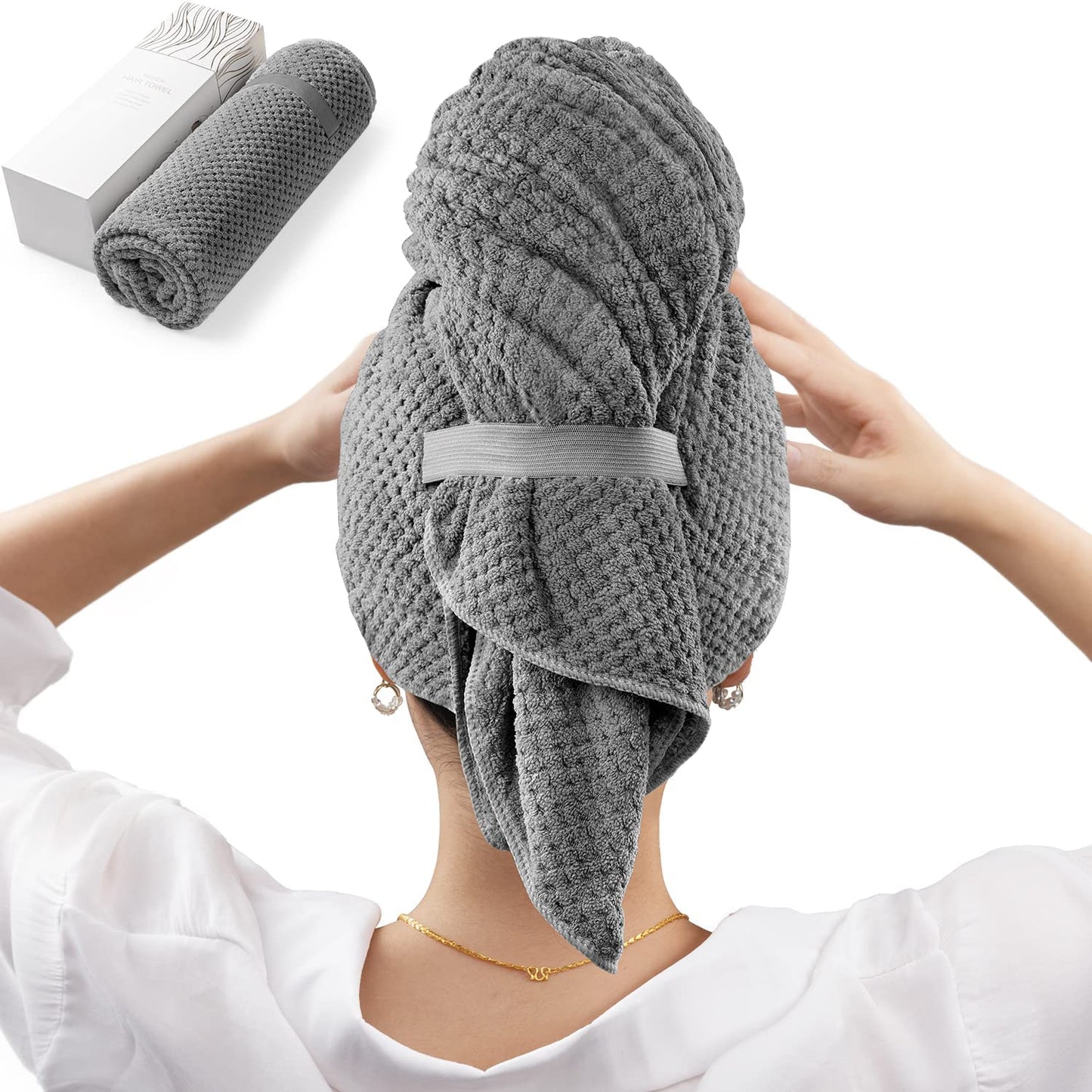 Hair Towel Large Microfiber Wrap For Women
