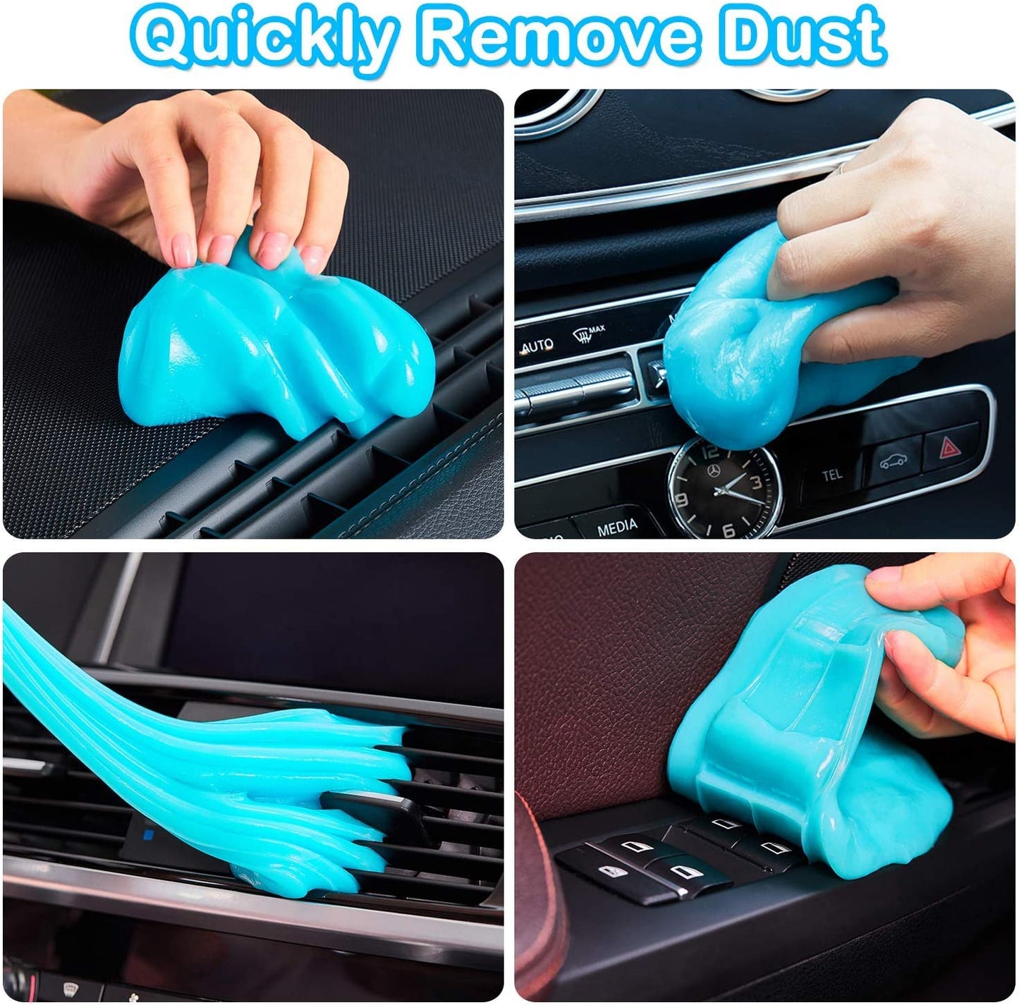 Universal Cleaning Gel for Car Detailing Putty Gel Detail Tools Car Interior Cleaner Laptop Cleaner(Blue)